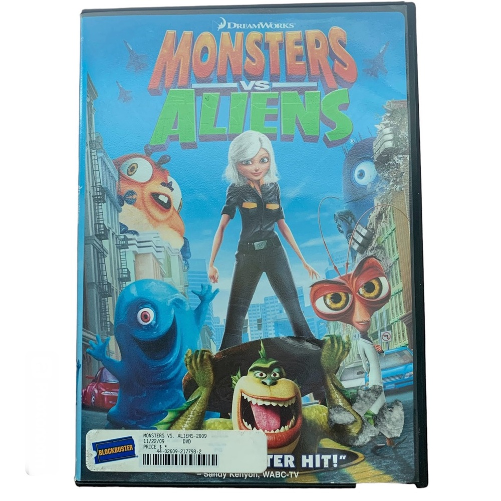 Monsters vs Aliens DVD Movie